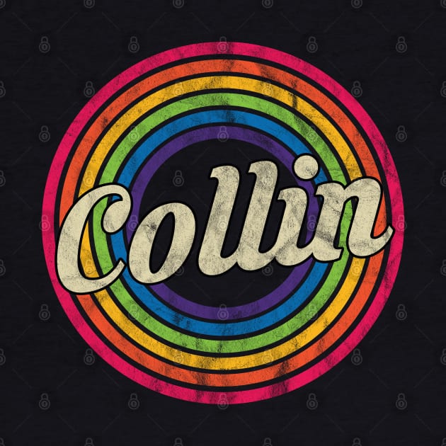 Collin - Retro Rainbow Faded-Style by MaydenArt